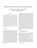 Research paper thumbnail of Model-based Flow Cytometry Data Clustering on Graphics Processing Units