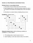 Research paper thumbnail of MAT 219 Row echelon form 2