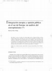 Research paper thumbnail of Patricia Otero Felipe. 2008. “Integración Europea y Opinión Pública en el sur de Europa: un análisis del Euro optimismo”, en Revista Española de Ciencia Política, 19, Octubre, pp. 139-169.  