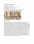 Research paper thumbnail of English 6320: Medieval Shakespeare (Graduate Seminar) - Spring 2015 Syllabus