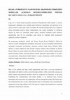 Research paper thumbnail of Halkla İlişkiler ve Gazetecilik Arasındaki İlişkilerin Modeller Açısından Değerlendirilmesi: Pernod Ricard'ın Medyayla İlişkisi Örneği