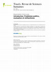 Research paper thumbnail of Problèmes publics, évaluation et militantisme (2009)