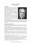 Research paper thumbnail of Análisis de “La Clase Política”  de Gaetano Mosca