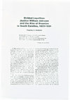 Research paper thumbnail of Divided Loyalties:  Justice William Johnson and the Rise of Disunion in South Carolina, 1822-1834