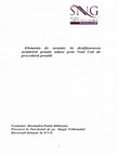 Research paper thumbnail of (451411656) -Docs-20140508Elemente de noutate in desfasuarera urmaririi penale aduse prin Noul Cod de procedura penala