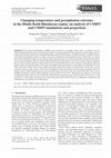 Research paper thumbnail of Changing temperature and precipitation extremes in the Hindu Kush-Himalayan region: an analysis of CMIP3 and CMIP5 simulations and projections