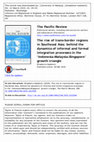 Research paper thumbnail of The rise of transborder regions in Southeast Asia: behind the dynamic of informal and formal integration processes in the 'Indonesia-Malaysia-Singapore' growth triangle