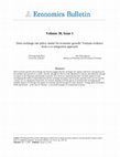 Research paper thumbnail of Does exchange rate policy matter for economic growth? Vietnam evidence from a co-integration approach