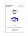 Research paper thumbnail of TEKNIK KOMUNIKASI AUDIT 2007 T K A