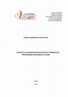 Research paper thumbnail of ARAÚJO FILHO, R. M. ANÁLISE DA COLABORAÇÃO EM SITUAÇÃO DE FORMAÇÃO DE PROFESSORES DE MATEMÁTICA ONLINE. Dissertação de Mestrado Defendida no Programa de Pós-graduação em Educação Matemática e Tecnológica - EDUMATEC, da Unviersidade Federal de Pernambuco, 2015