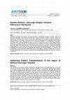 Research paper thumbnail of İstanbul Sütlüce -Halıcıoğlu Bölgesi Yerleşim Dokusunun Dönüşümü /Settlement Pattern Transformation in the region of Sütlüce-Halıcıoğlu, İstanbul