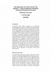 Research paper thumbnail of The Importance of Central Asia for The Russians : A Brief Explanation of Regional Position and Russian Involvement