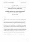 Research paper thumbnail of Age and the effects of news media attention and social media use on political interest and participation: Do social media function as leveller?