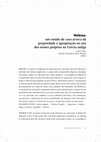 Research paper thumbnail of Helena: Um Estudo de Caso Acerca da Propriedade e Apropriação dos Nomes Próprios na Grécia Antiga