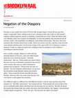 Research paper thumbnail of Negation of the Diaspora