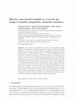 Research paper thumbnail of Eective non-retarded method as a tool for the design of tunable nanoparticle composite absorbers