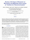 Research paper thumbnail of Review of 20 Years of Research on Microwave and Millimeter-wave Lenses at “Instituto de Telecomunicações”