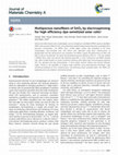 Research paper thumbnail of Multiporous nanofibers of SnO2 by electrospinning for high efficiency dye-sensitized solar cells