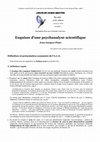 Research paper thumbnail of Esquisse d'une psychanalyse scientifique (chapitre central du livre "La parole est aux discours", d'Éliane Pons et Jean-Jacques Pinto, 1996)