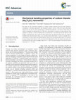 Research paper thumbnail of Mechanical bending properties of sodium titanate (Na2Ti3O7) nanowires