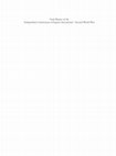 Research paper thumbnail of Independent Commission of Experts Switzerland – Second World War Switzerland: National Socialism and the Second World War