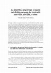 Research paper thumbnail of “La dialettica di principî e regole nel diritto europeo dei contratti: dal PECL al CESL, e oltre” (con Yehuda Adar), in Osservatorio del Diritto civile e commerciale, 2013, pp. 203-234