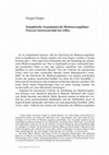 Research paper thumbnail of Syntaktische Aramaismen im Markusevangelium: Praesens historicum and kaì euthús