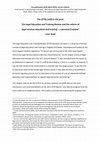 Research paper thumbnail of The LETRs (Still) in the Post: The Legal Education and Training Review and the Reform of Legal Services Education and Training - a Personal (Re)view