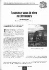 Research paper thumbnail of Los pozos y casas de nieve en Extremadura