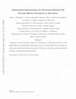 Research paper thumbnail of Experimental demonstration of a structured material with extreme effective parameters at microwaves