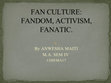 Research paper thumbnail of Fan Culture