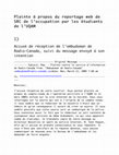 Research paper thumbnail of Dossier de Plainte 3 à l'Ombudsman de radio-canada/ reportage web à propos de l'occupation à l,UQAM mars 2005