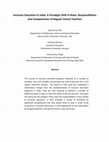 Research paper thumbnail of Inclusive education in India: A paradigm shift in roles, responsibilities and competencies of regular school teachers. 