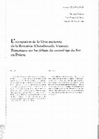 Research paper thumbnail of L'occupation de La Tène ancienne de La Renaîtrie (Châtellerault, Vienne). Remarques sur les débuts du second âge du Fer en Poitou