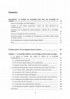 Research paper thumbnail of Table des matières