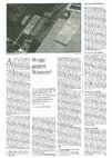 Research paper thumbnail of Woge gegen Westen?, in: Die Presse, Spectrum, 9 May 2014  