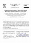 Research paper thumbnail of Synthesis and characterization of a new cutinase substrate, 4-nitrophenyl (16-methyl sulfone ester) hexadecanoate