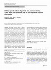 Research paper thumbnail of Habitat-specific effects of particle size, current velocity, water depth, and predation risk on size-dependent crayfish distribution