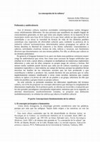 Research paper thumbnail of La concepción de la cultura