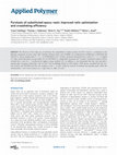 Research paper thumbnail of Pyrolysis oil substituted epoxy resin: Improved ratio optimization and crosslinking efficiency