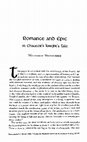 Research paper thumbnail of Romance and Epic in Chaucer's Knight's Tale