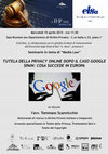 Research paper thumbnail of TUTELA DELLA PRIVACY ONLINE DOPO IL CASO GOOGLE SPAIN: COSA SUCCEDE IN EUROPA