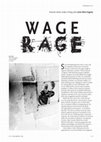 Research paper thumbnail of Wage Rage: How do artists make a living