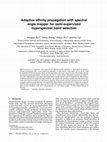 Research paper thumbnail of Adaptive affinity propagation with spectral angle mapper for semi-supervised hyperspectral band selection