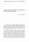 Research paper thumbnail of Historias íntimas de hombres y mujeres en el orden finicolonial cordobés