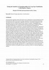 Research paper thumbnail of Testing the Sensitivity of Vegetation Indices for Crop Type Classification using RapidEye Imagery