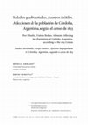 Research paper thumbnail of Saludes quebrantadas, cuerpos inútiles. Afecciones de la población de Córdoba, Argentina, según el censo de 1813