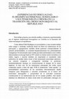 Research paper thumbnail of Experiencias de desigualdad. El régimen matrimonial homogámico y sus tensiones en Córdoba en la transición del orden monárquico al republicano