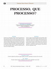 Research paper thumbnail of PROCESSO, QUE PROCESSO