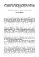 Research paper thumbnail of Réflexion méthodologique autour de la construction d'un objet de recherche: la dynamique identitaire chez les migrants africains francophones au Cap (Afrique …